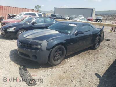 2012 Chevrolet CAMARO LS, черный — VIN 2G1FA1E38C9174692, Copart