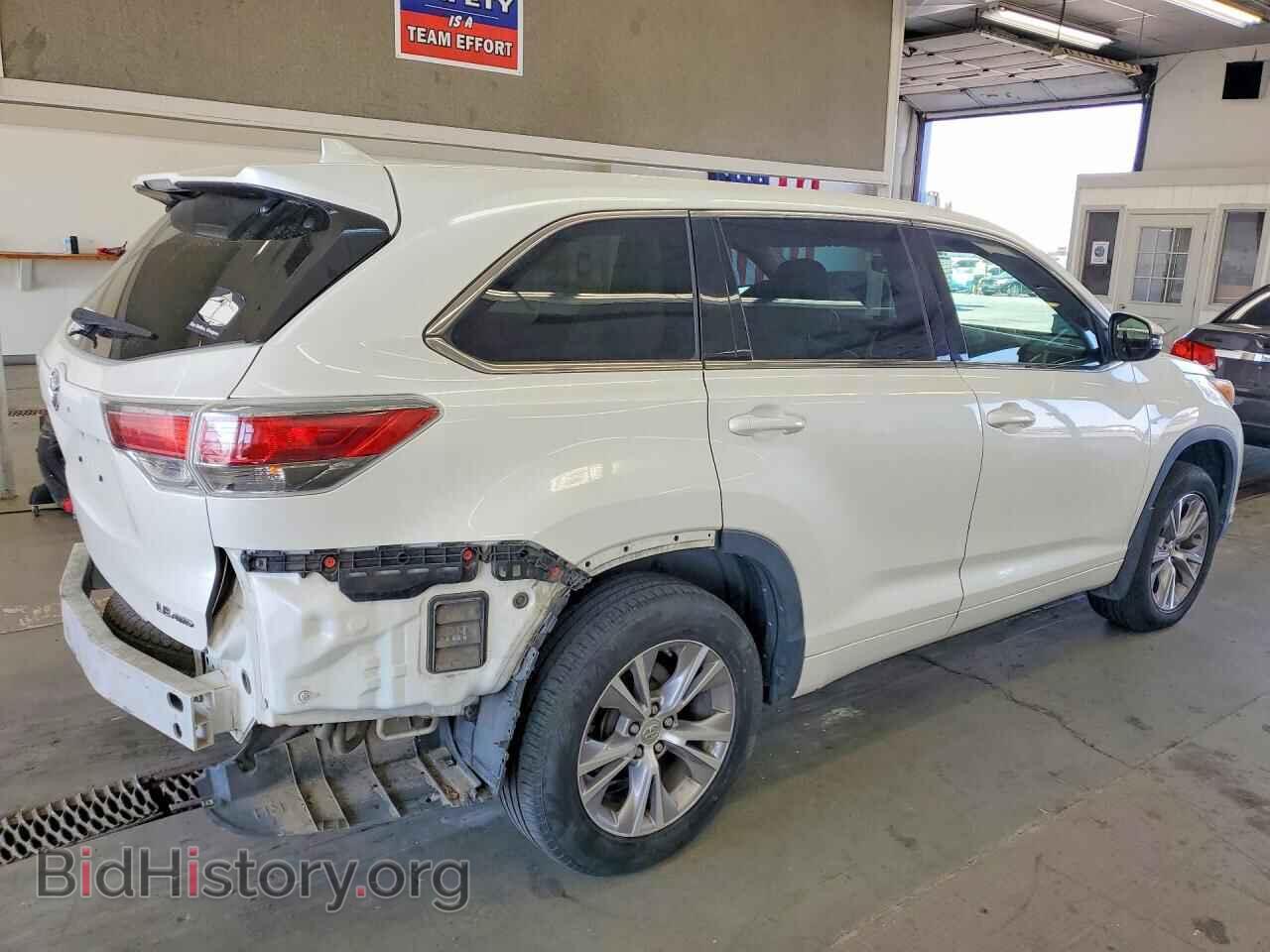 2014 TOYOTA HIGHLANDER - VIN: 5TDBKRFH6ES030807 - Фото 3