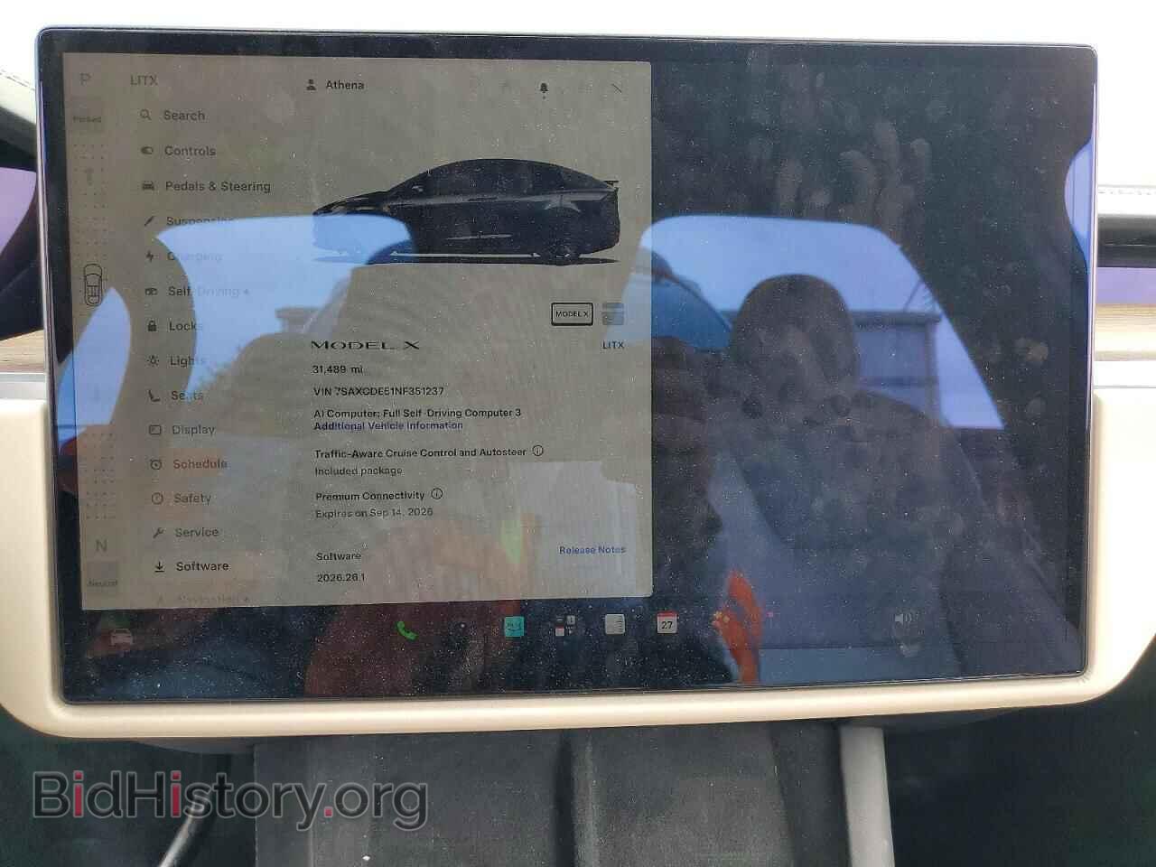 2022 TESLA MODEL X - VIN: 7SAXCDE51NF351237 - Photo 9