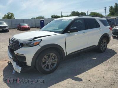 2023 Ford EXPLORER XLT, белый — VIN 1FMSK7DH6PGB34634, Copart