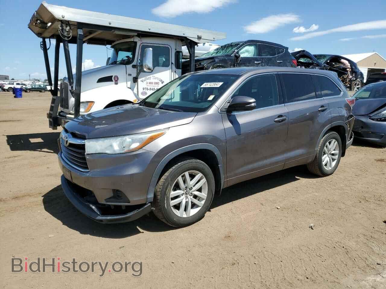 Photo 5TDBKRFH7GS233031 - TOYOTA HIGHLANDER 2016