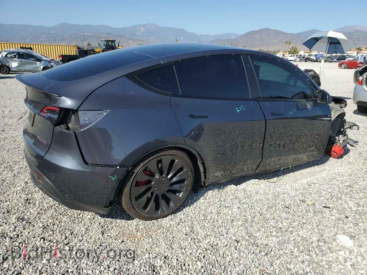2022 TESLA MODEL Y - VIN: 7SAYGDEF9NF545970 - Фото 3