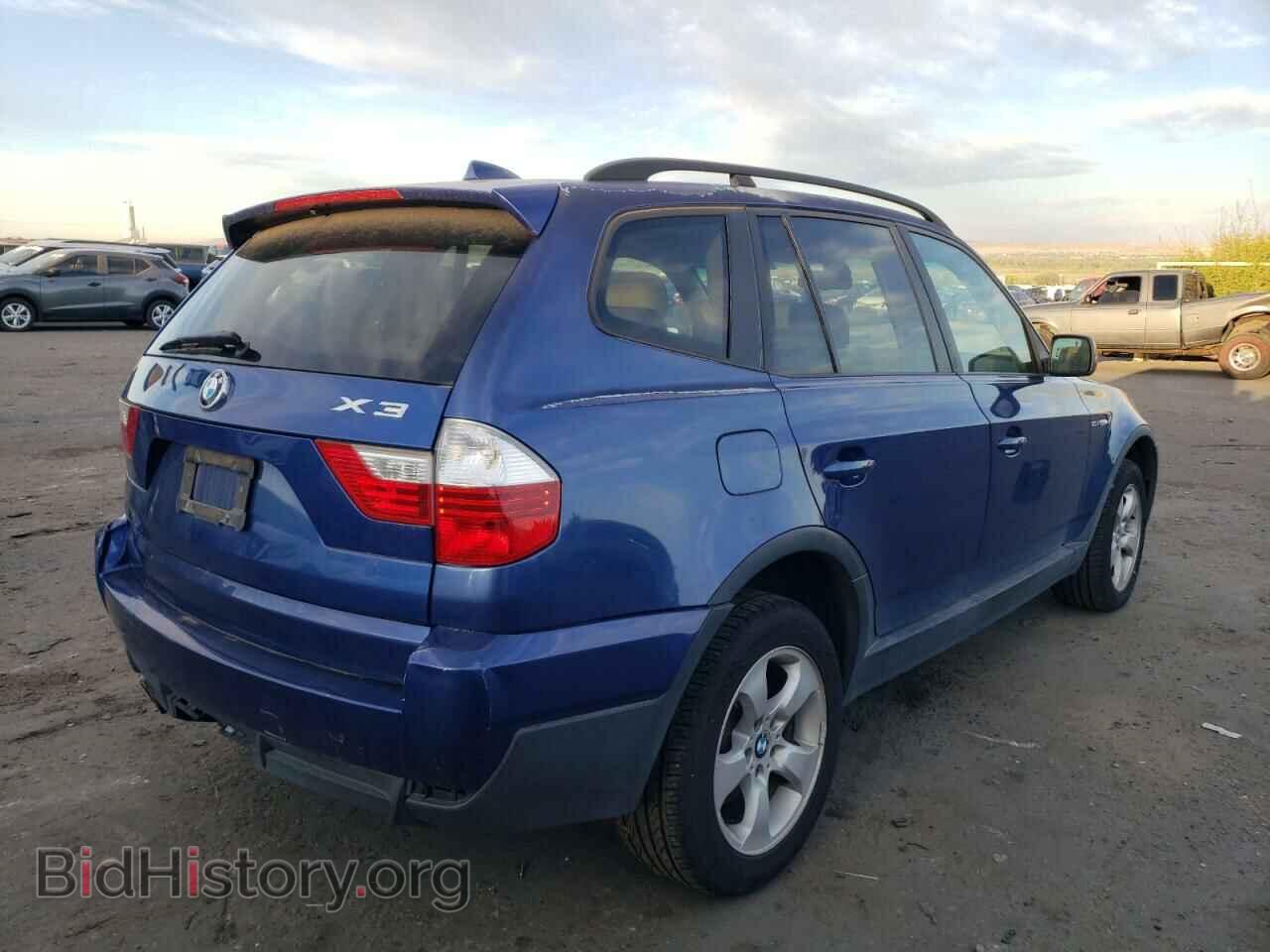 2007 BMW X3 - VIN: WBXPC93417WF04126 - Фото 3