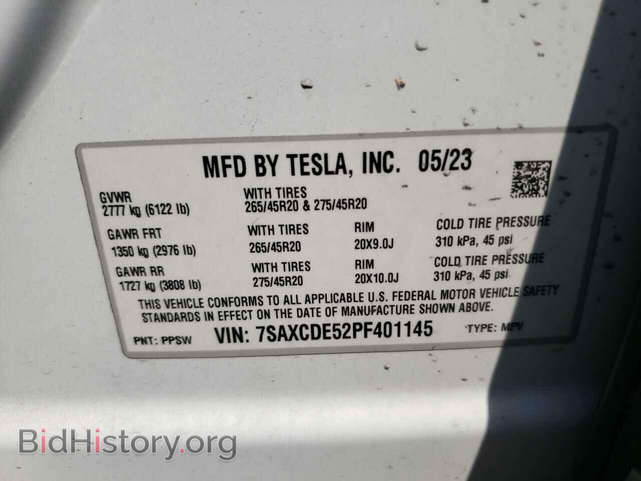 2023 TESLA MODEL X - VIN: 7SAXCDE52PF401145 - Photo 13