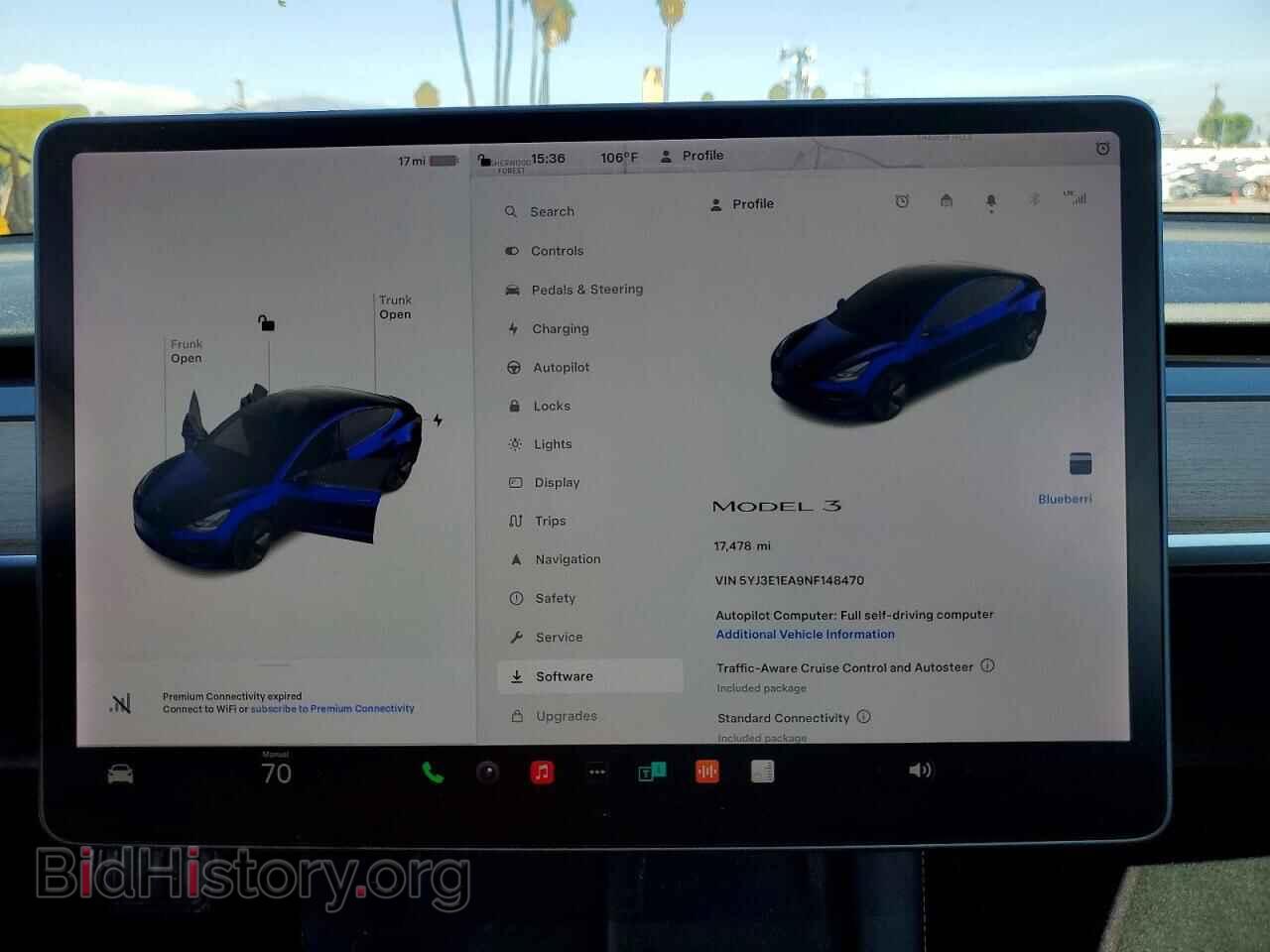 2022 TESLA MODEL 3 - VIN: 5YJ3E1EA9NF148470 - Photo 9