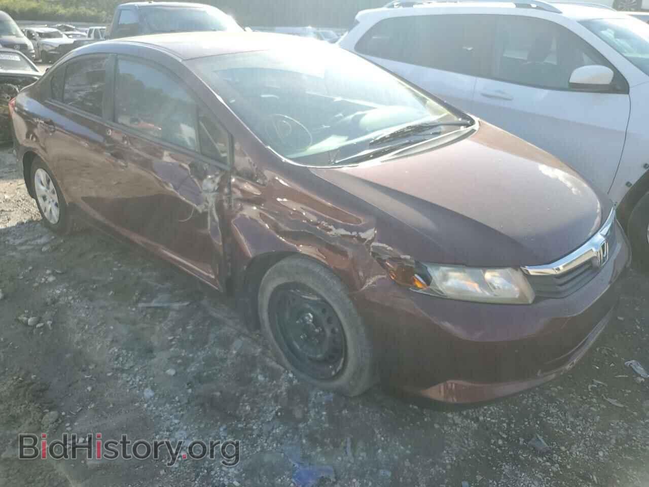 Фотография 2HGFB2F57CH608568 - HONDA CIVIC 2012