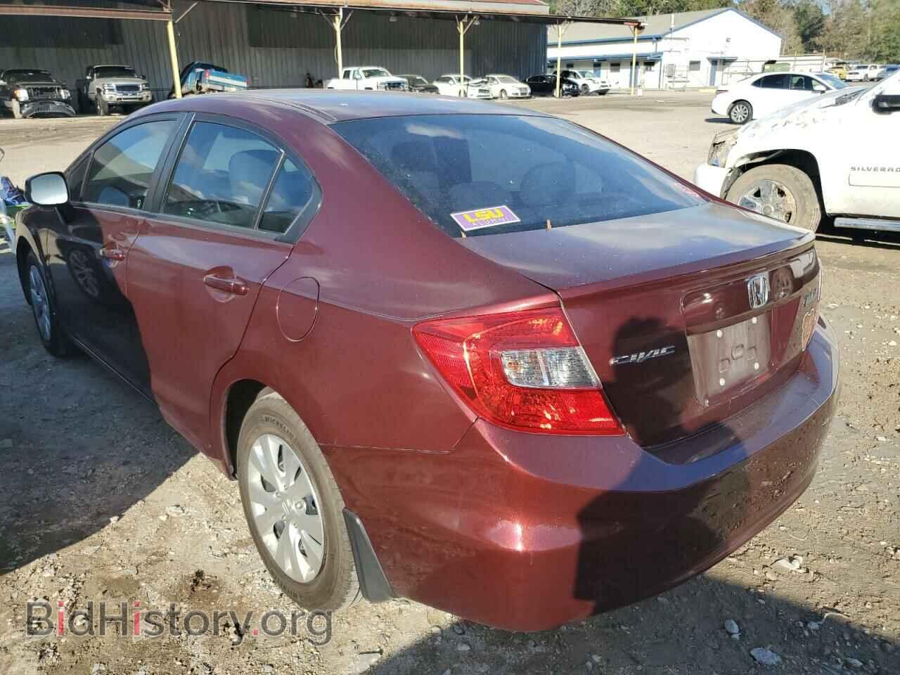 2012 HONDA CIVIC - VIN: 2HGFB2F57CH608568 - Фото 3