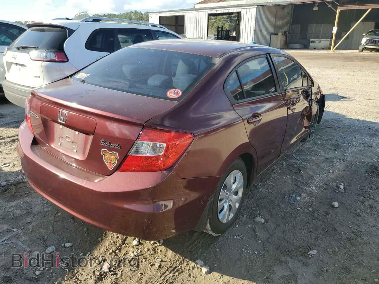 2012 HONDA CIVIC - VIN: 2HGFB2F57CH608568 - Фото 4