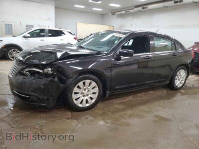 2013 Chrysler 200 LX, black — VIN 1C3CCBAB8DN587822, Copart