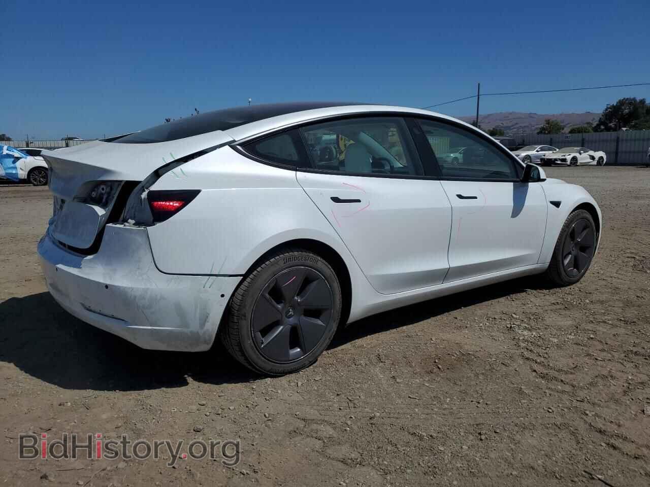 2022 TESLA MODEL 3 - VIN: 5YJ3E1EA4NF352108 - Фото 3