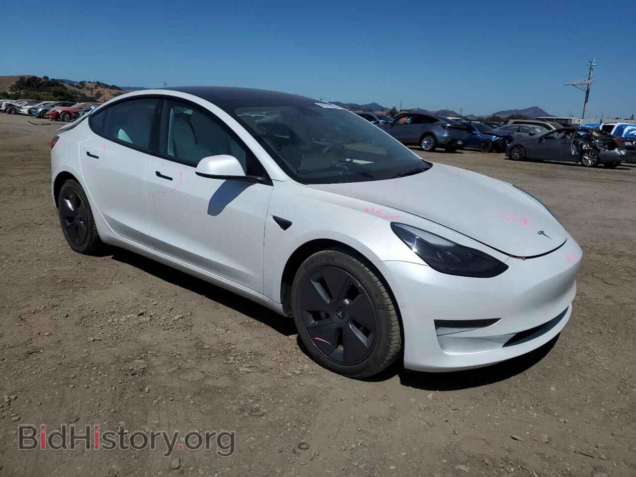2022 TESLA MODEL 3 - VIN: 5YJ3E1EA4NF352108 - Фото 4