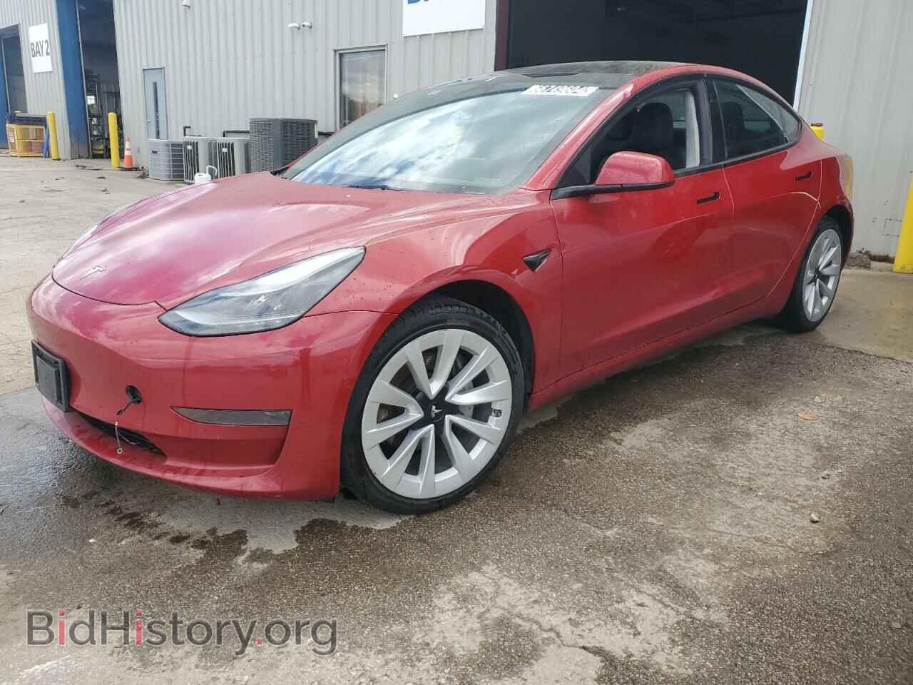 Фотография 5YJ3E1EA3NF290376 - TESLA MODEL 3 2022