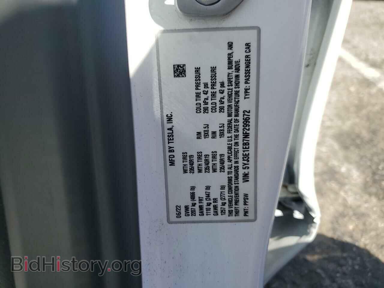 2022 TESLA MODEL 3 - VIN: 5YJ3E1EB7NF299672 - Photo 12