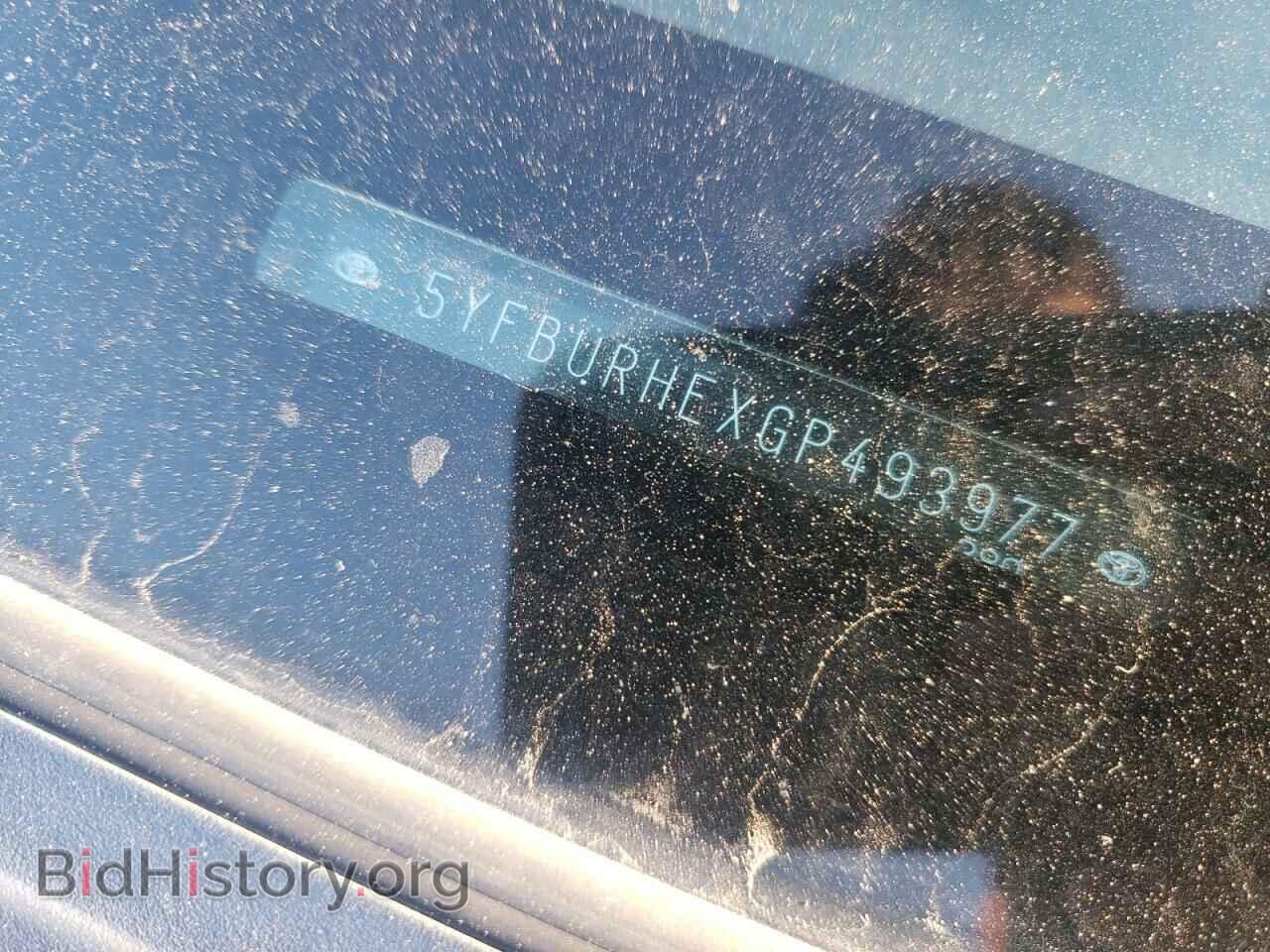 2016 TOYOTA COROLLA - VIN: 5YFBURHEXGP493977 - Photo 10