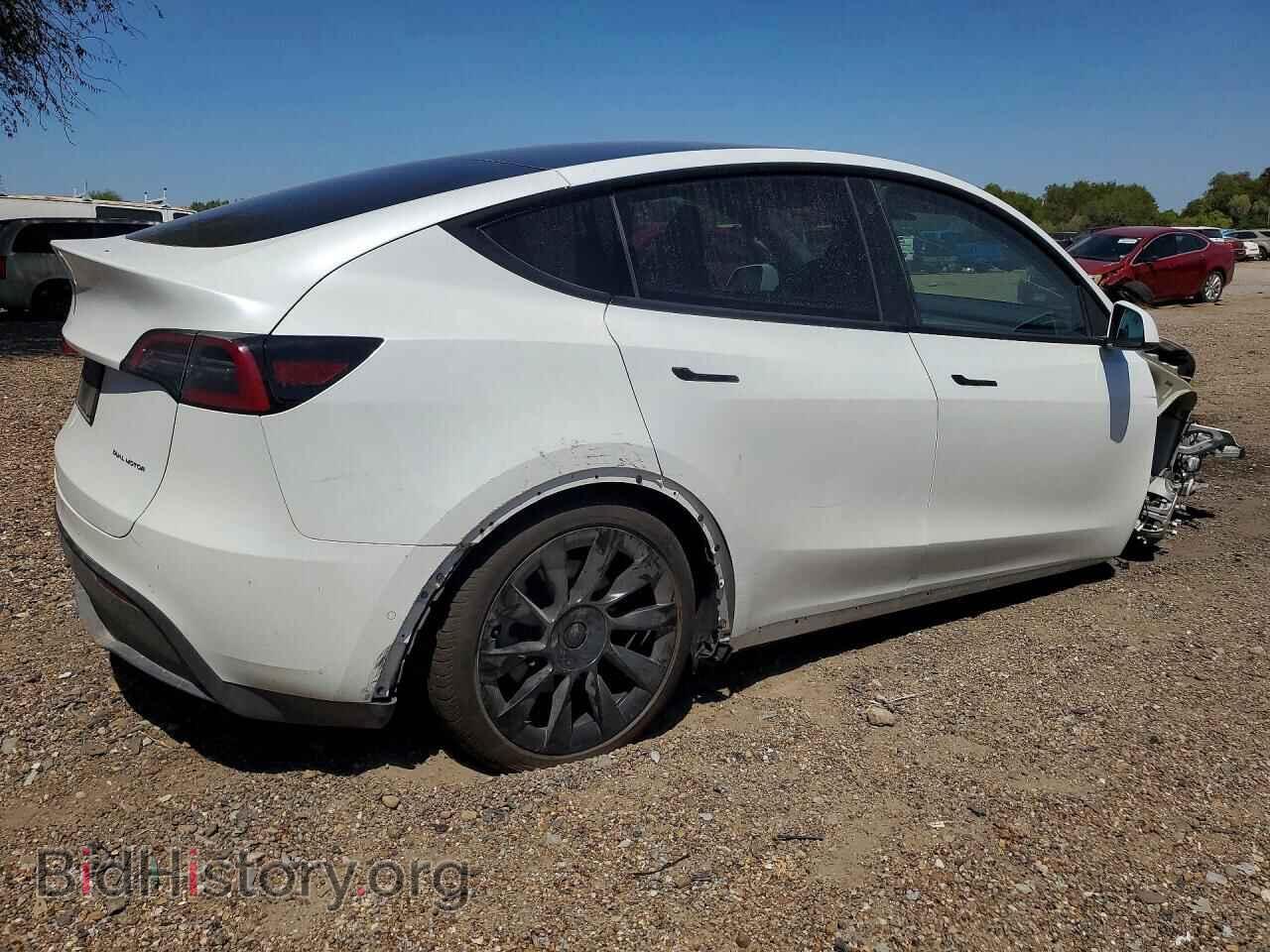 2022 TESLA MODEL Y - VIN: 7SAYGDEE6NA010454 - Фото 3