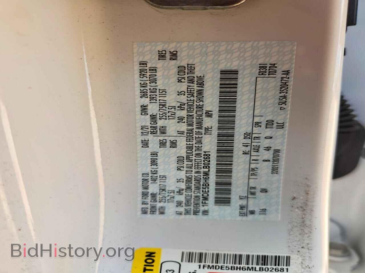 2021 FORD BRONCO - VIN: 1FMDE5BH6MLB02681 - Photo 13