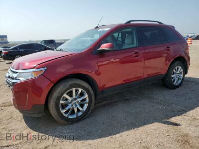2014 Ford EDGE SEL, красный — VIN 2FMDK4JC4EBB21563, Copart