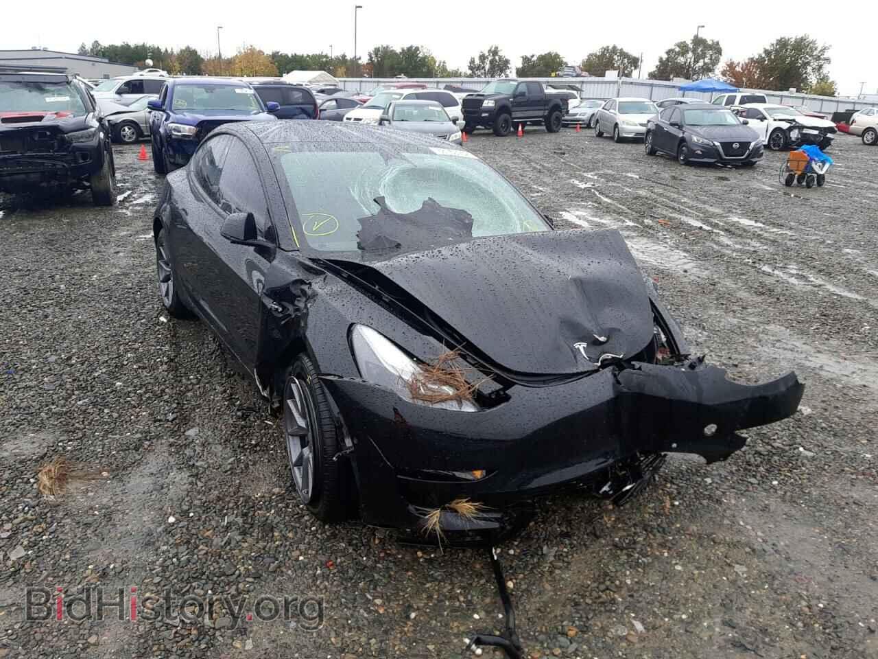 Photo 5YJ3E1EB4NF199643 - TESLA MODEL 3 2022