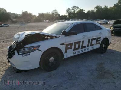 2017 Ford TAURUS Police Interceptor, белый — VIN 1FAHP2L87HG100214, Copart