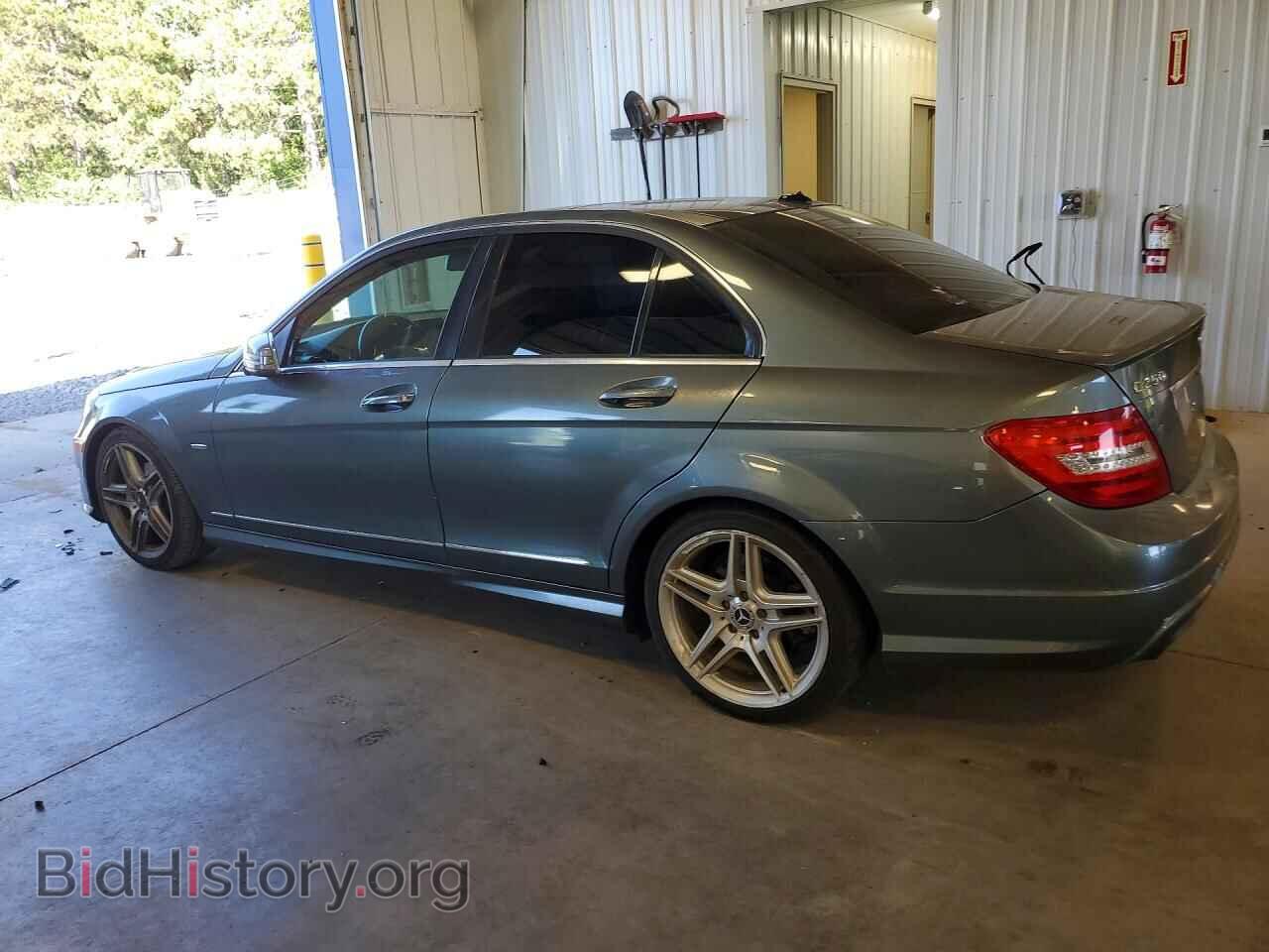 2012 MERCEDES-BENZ C-CLASS - VIN: WDDGF4HB1CA649532 - Фото 2