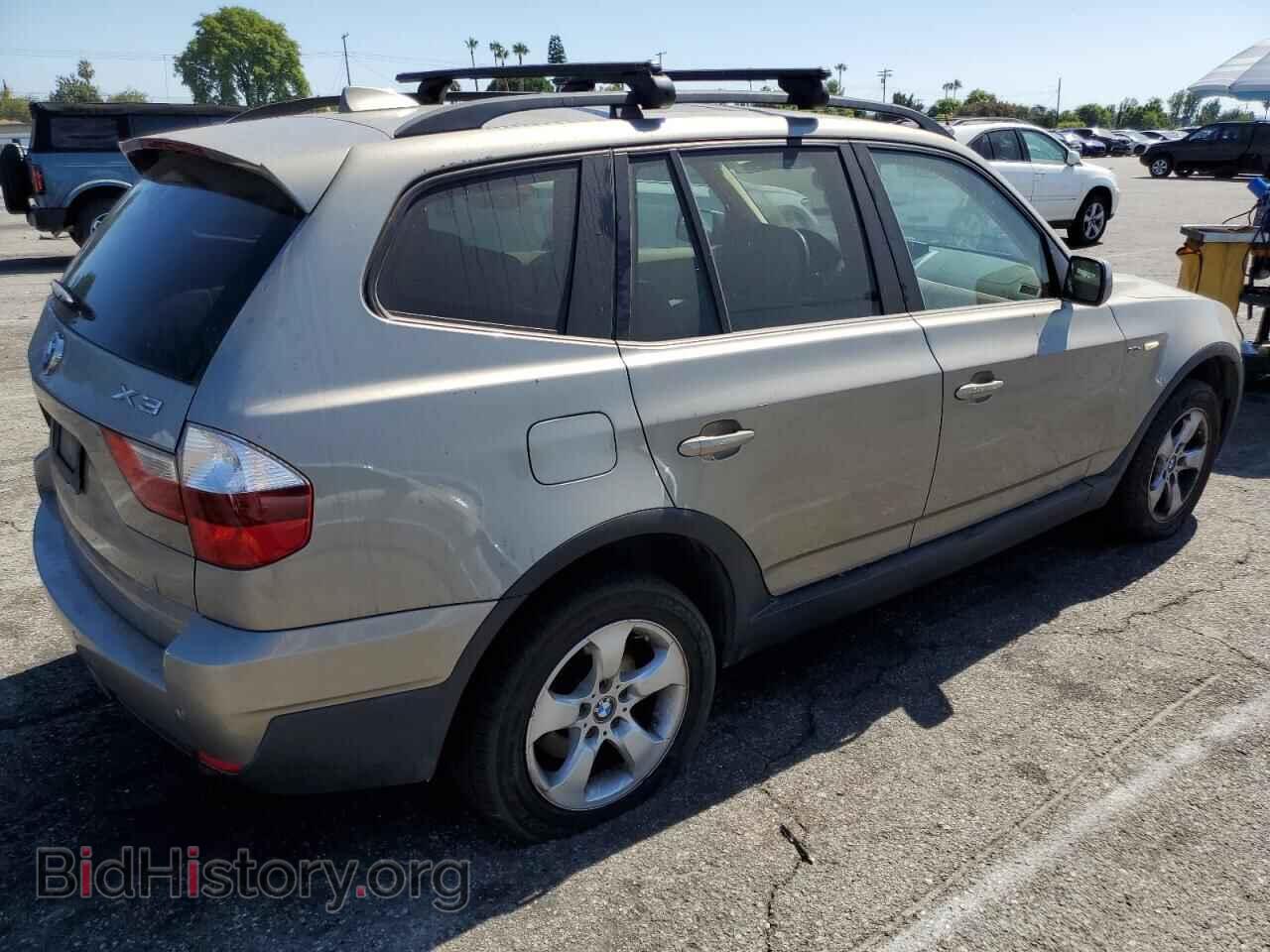 2007 BMW X3 - VIN: WBXPC93437WF06136 - Фото 3