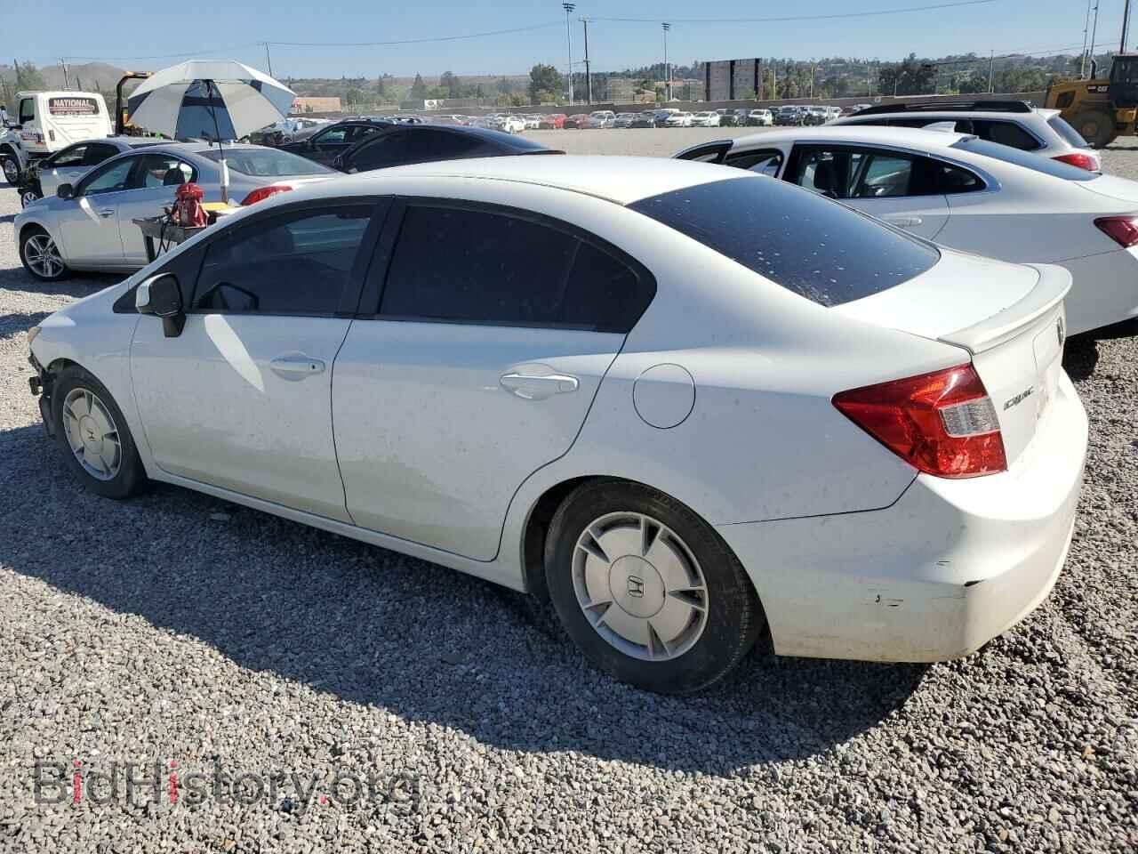 2012 HONDA CIVIC - VIN: 2HGFB2F63CH554727 - Фото 2