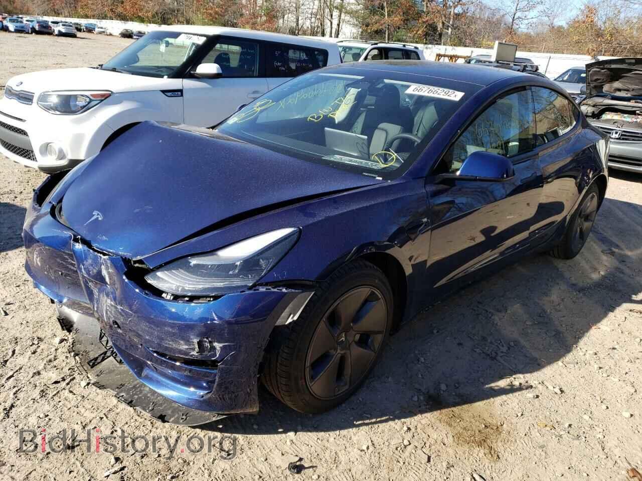 2022 TESLA MODEL 3 - VIN: 5YJ3E1EA2NF370722 - Фото 2