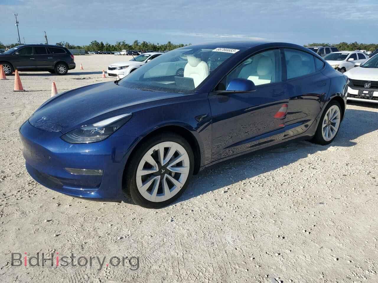Фотография 5YJ3E1EB7NF193223 - TESLA MODEL 3 2022