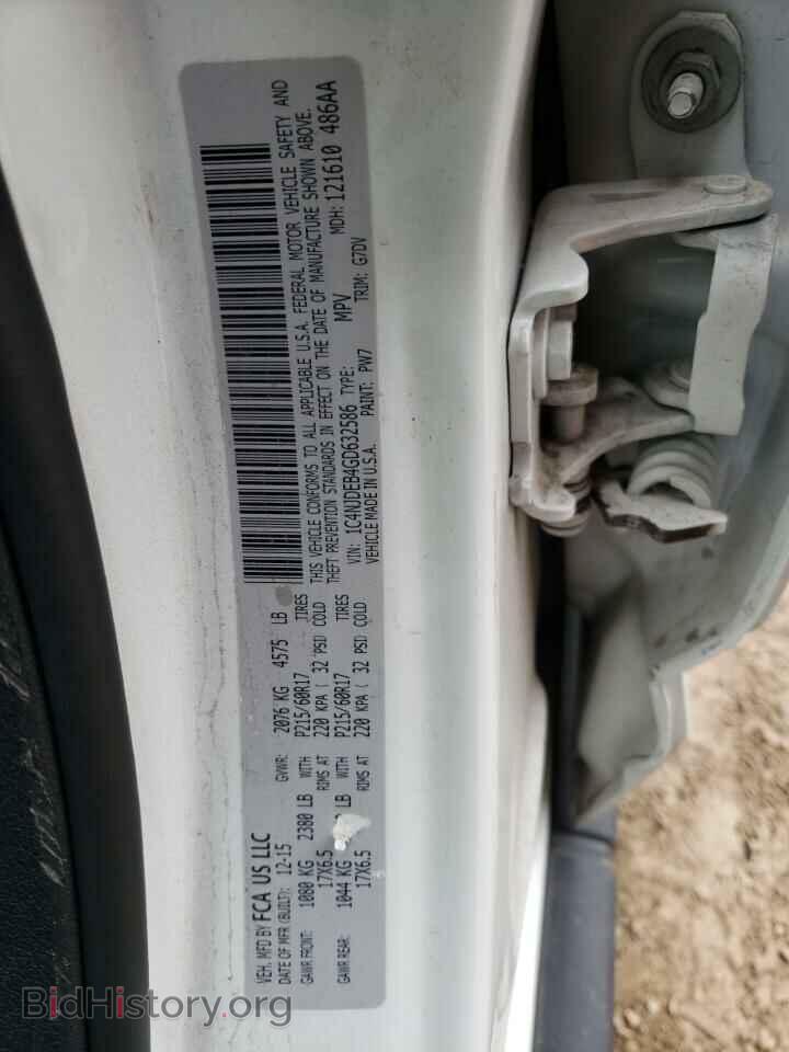 2016 JEEP COMPASS - VIN: 1C4NJDEB4GD632586 - Photo 10