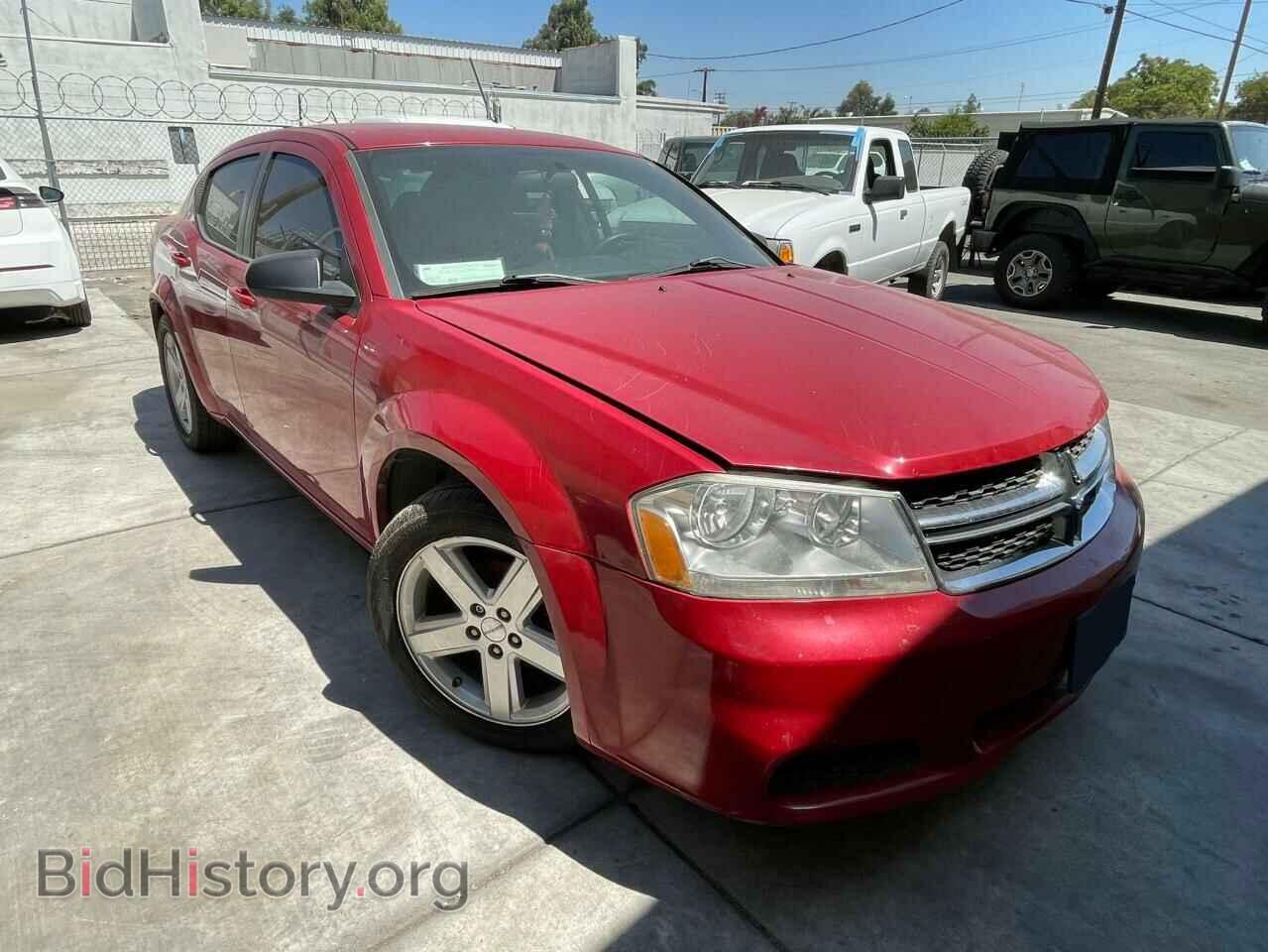 Фотография 1C3CDZAB1DN708597 - DODGE AVENGER 2013