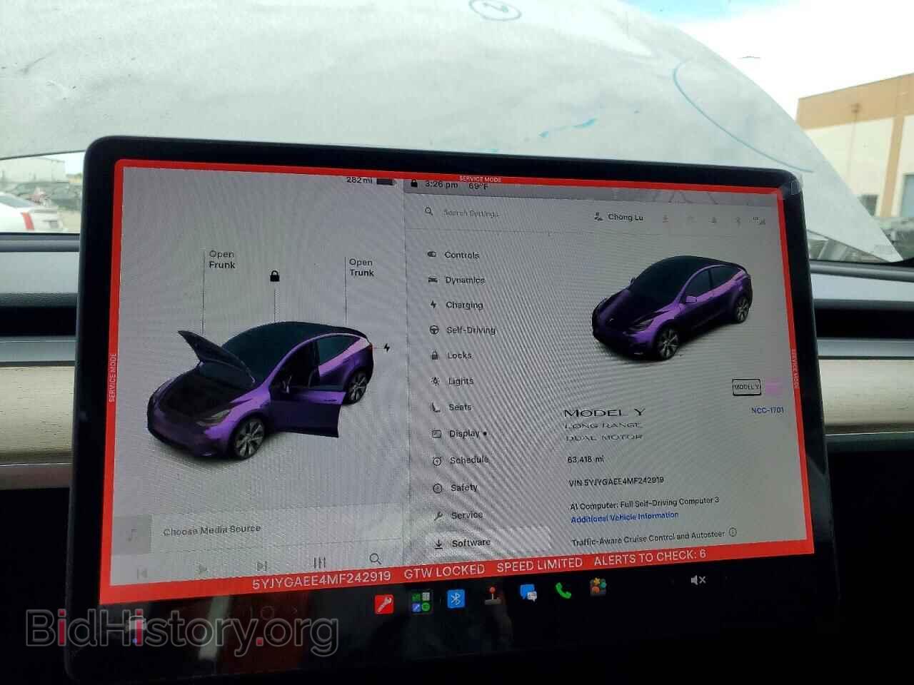 2021 TESLA MODEL Y - VIN: 5YJYGAEE4MF242919 - Photo 9