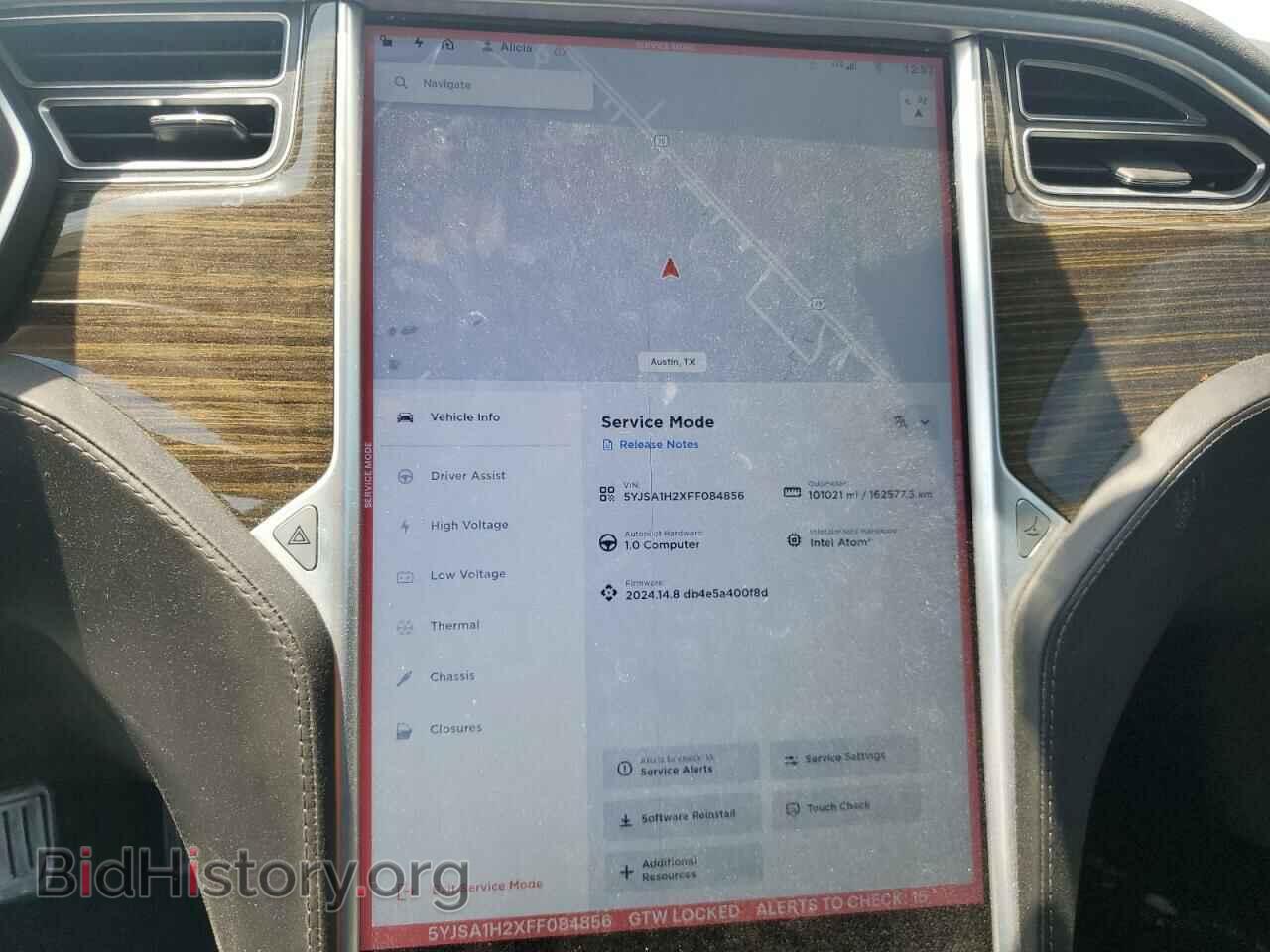 2015 TESLA MODEL S - VIN: 5YJSA1H2XFF084856 - Фото 9