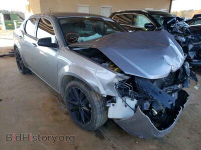 2014 Dodge AVENGER Avenger SE, серый — VIN 1C3CDZAB4EN223503, Copart