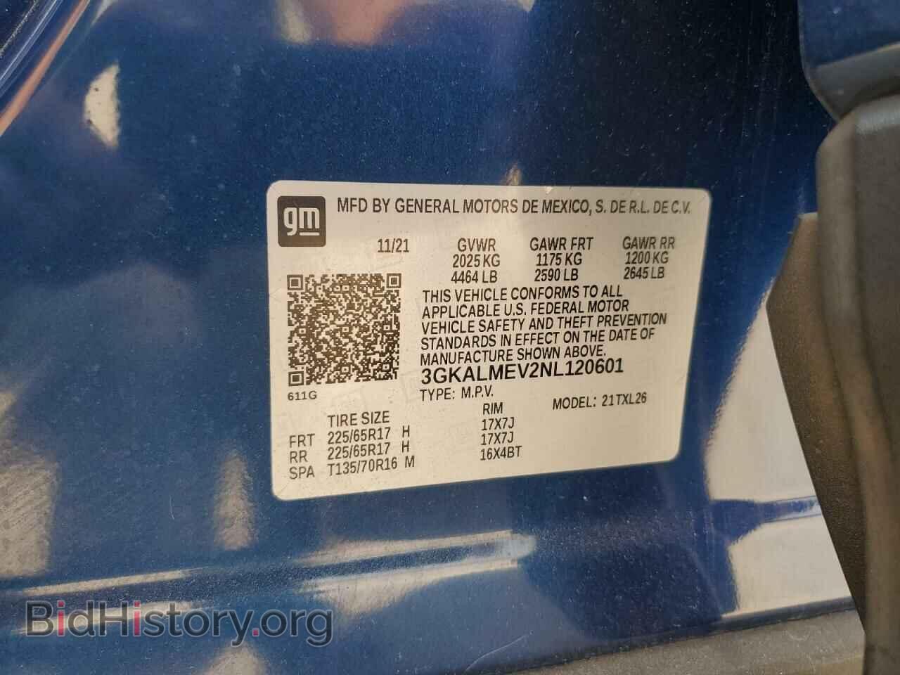 2022 GMC TERRAIN - VIN: 3GKALMEV2NL120601 - Фото 14