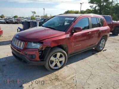 2014 Jeep COMPASS Latitude, красный — VIN 1C4NJDEB5ED858892, Copart