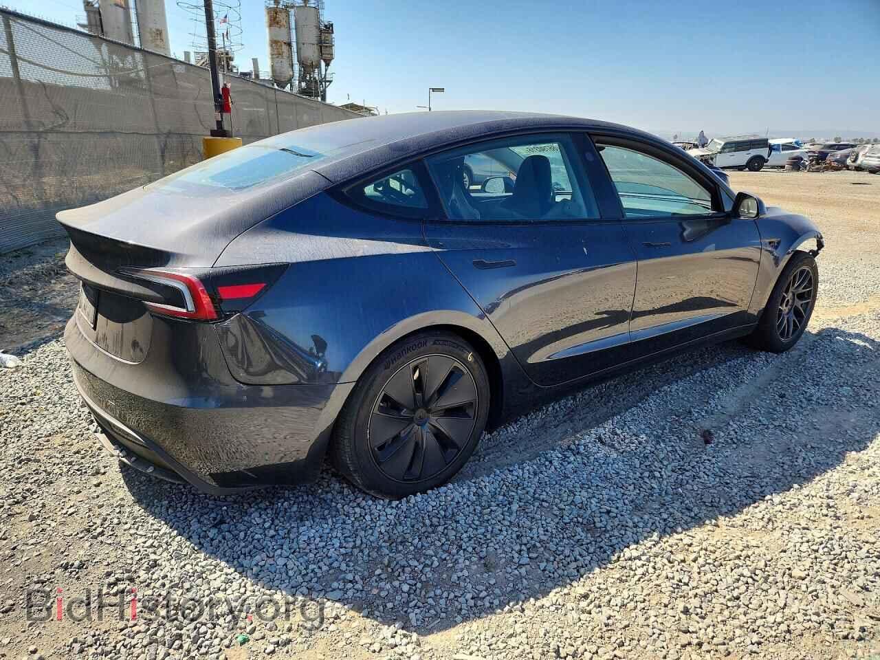 2024 TESLA MODEL 3 - VIN: 5YJ3E1EA2RF746941 - Photo 3