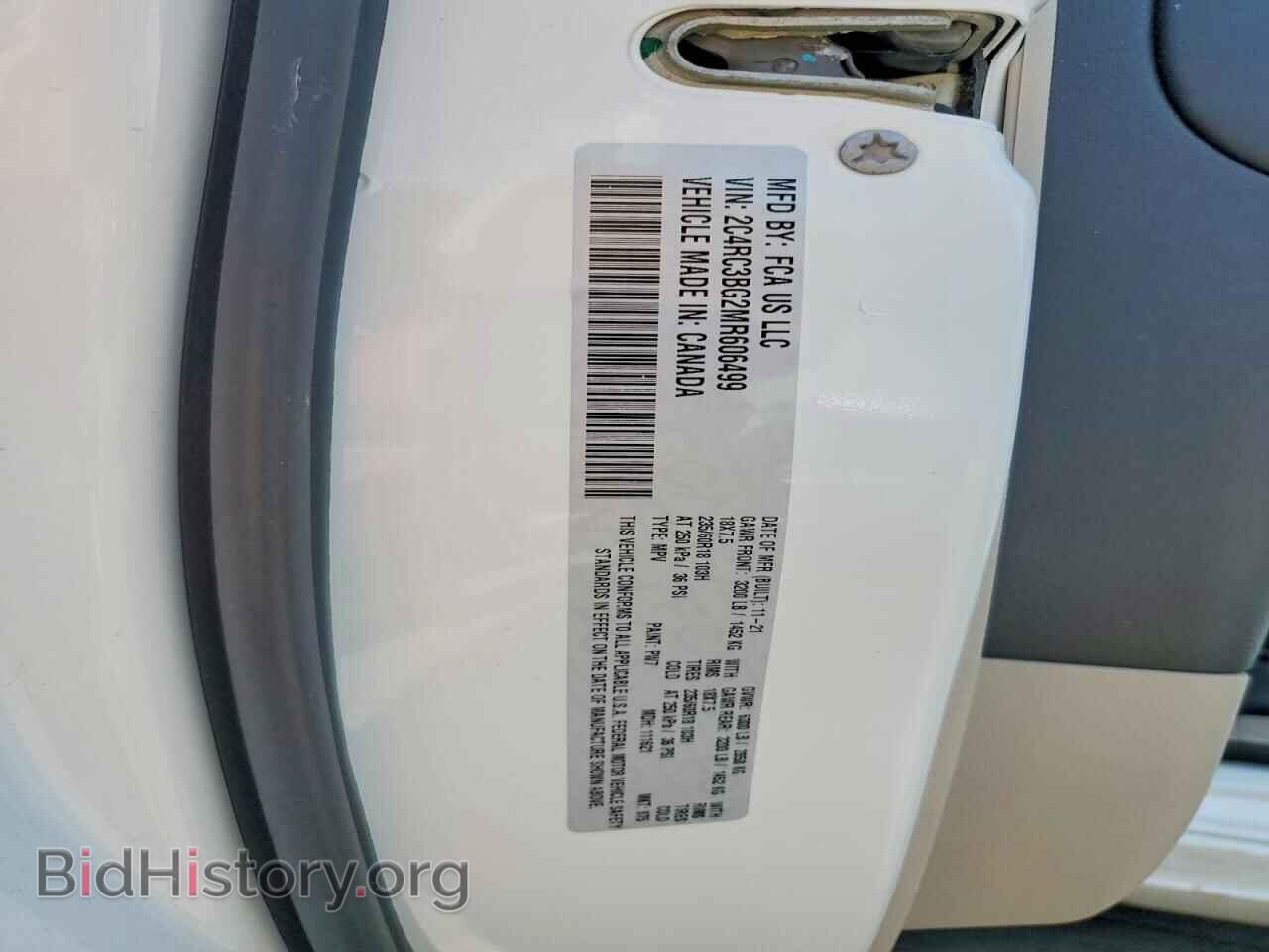 2021 CHRYSLER PACIFICA - VIN: 2C4RC3BG2MR606499 - Photo 13