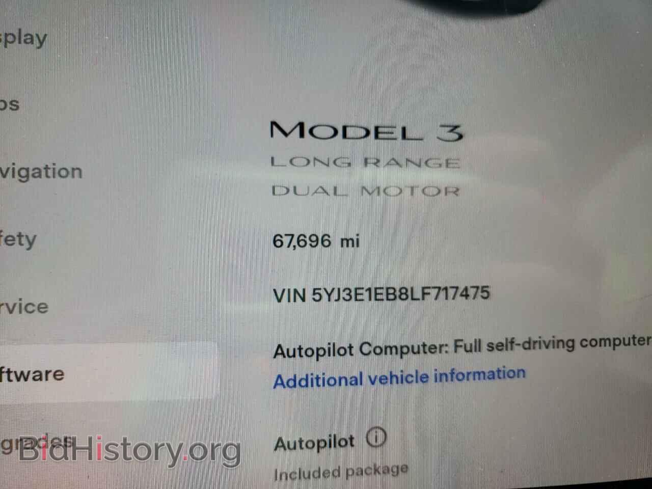 2020 TESLA MODEL 3 - VIN: 5YJ3E1EB8LF717475 - Фото 9