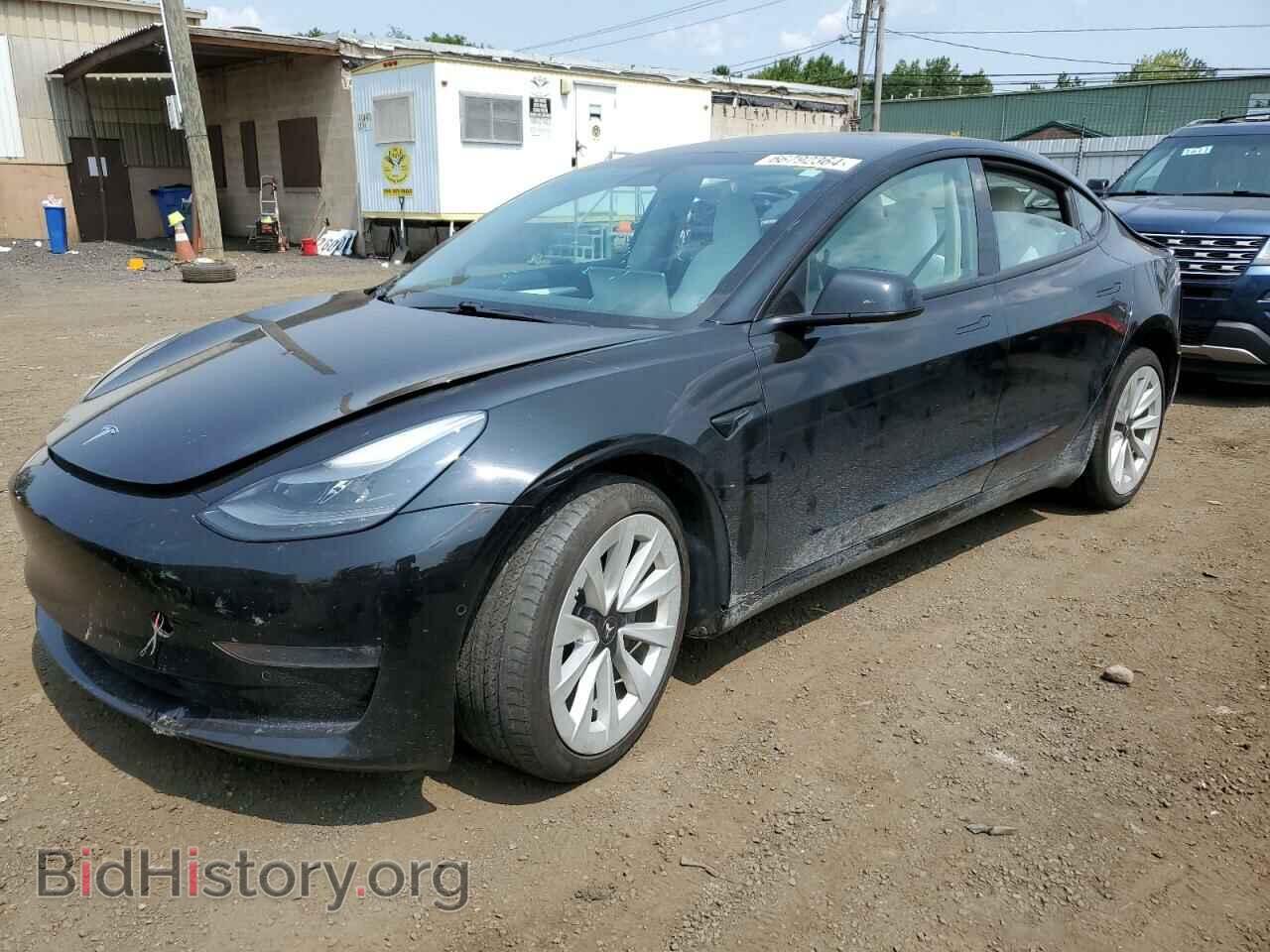 Photo 5YJ3E1EB7MF048519 - TESLA MODEL 3 2021