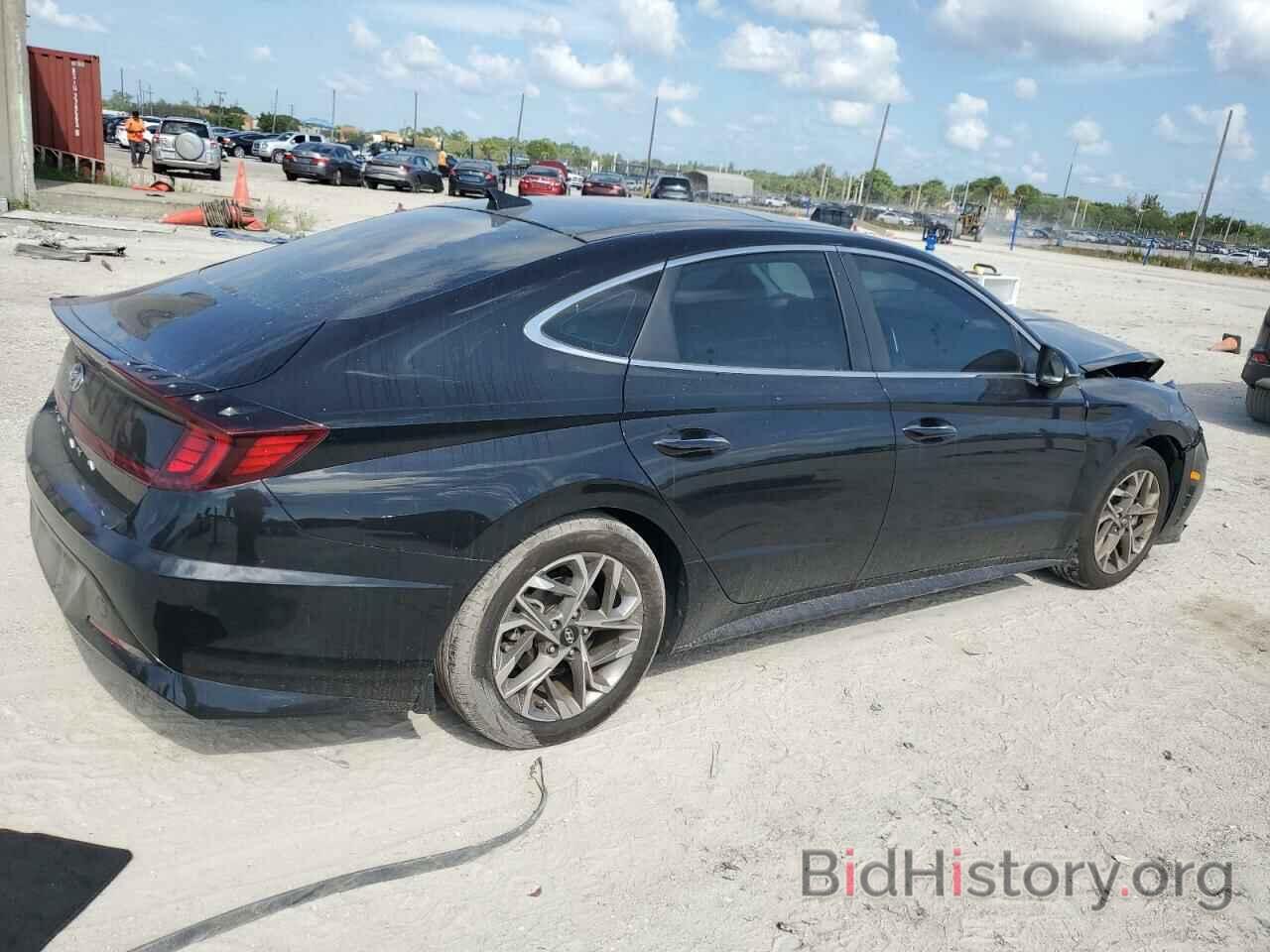 Report KMHL14JA7NA237428 HYUNDAI SONATA 2022 BLACK GAS - price and ...