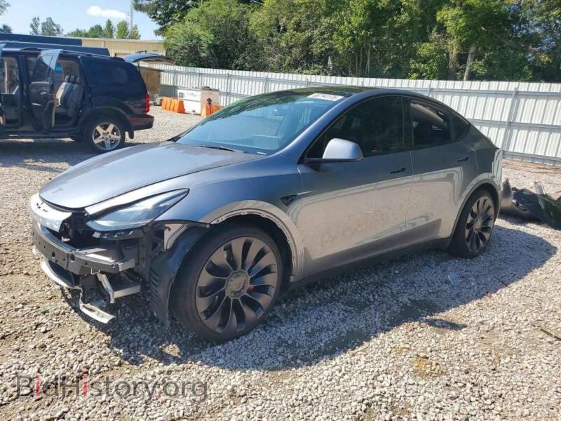 2024 Tesla MODEL Y (VIN 7SAYGDEF6RA321140) — фото 1 из 13, Copart, повреждение: передняя часть