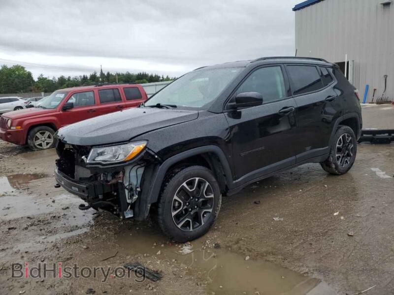 2020 Jeep COMPASS Sport (VIN 3C4NJDAB6LT205226) — photo 1 of 14, Copart, damage: front end