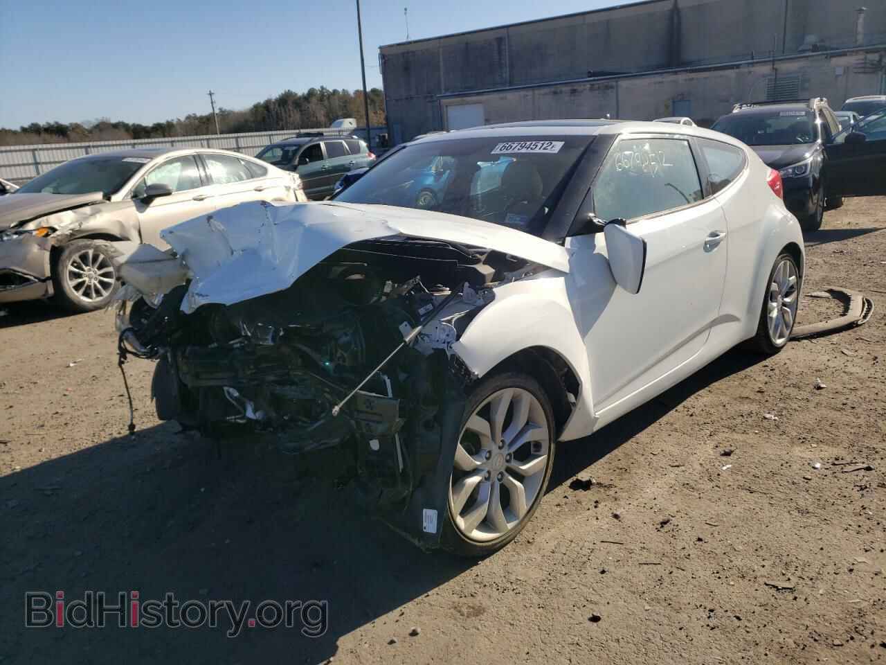 2013 HYUNDAI VELOSTER - VIN: KMHTC6AD6DU154750 - Фото 2