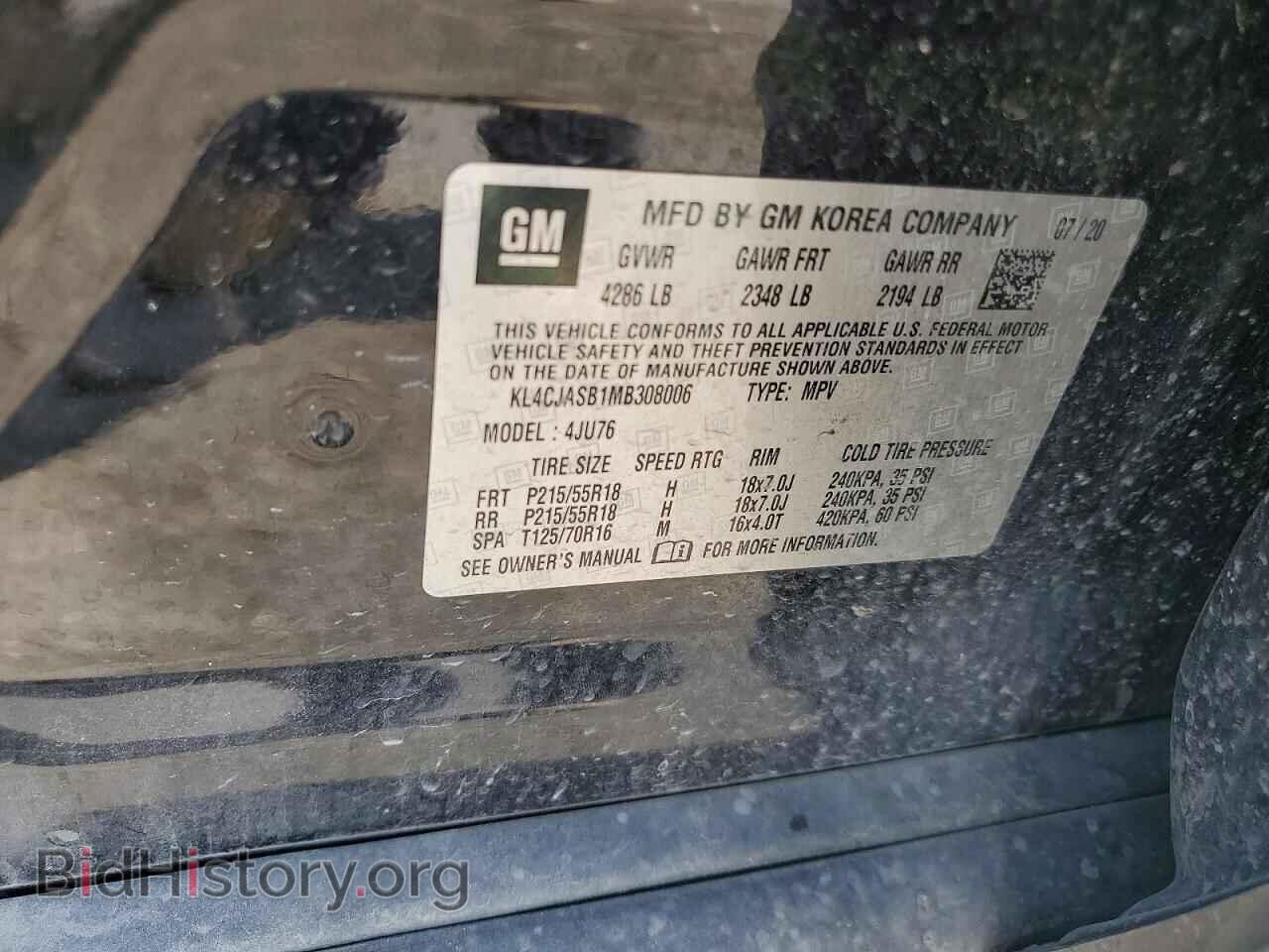 2021 BUICK ENCORE - VIN: KL4CJASB1MB308006 - Photo 13