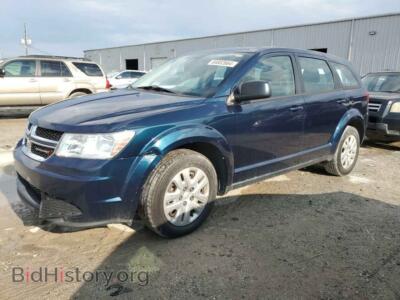 2015 Dodge JOURNEY SE, сине-зеленый — VIN 3C4PDCAB9FT712782, Copart