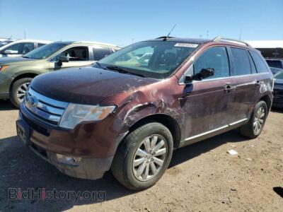 2009 Ford EDGE Limited, burgundy — VIN 2FMDK49C99BA63735, Copart