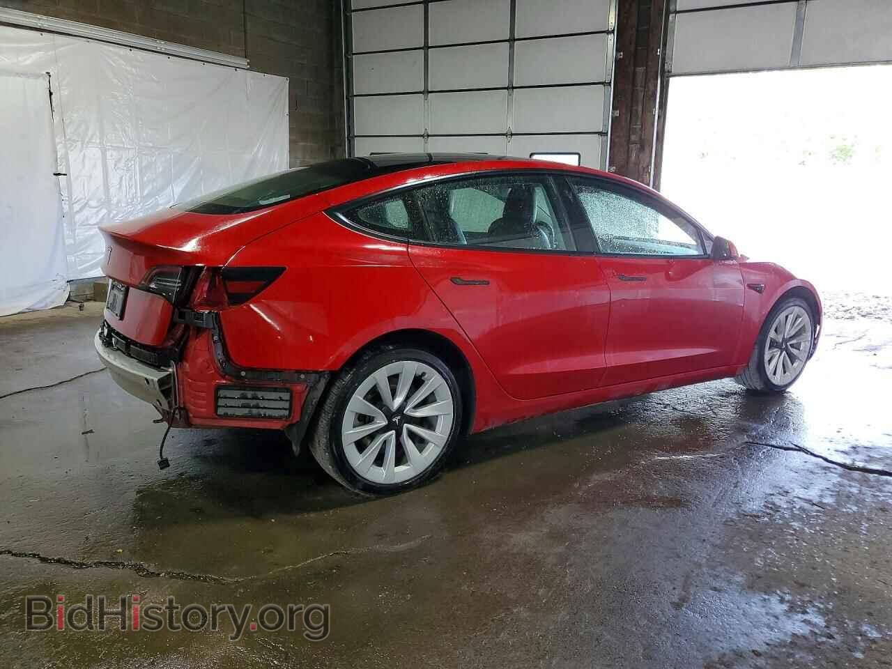 2022 TESLA MODEL 3 - VIN: 5YJ3E1EA2NF190771 - Фото 3