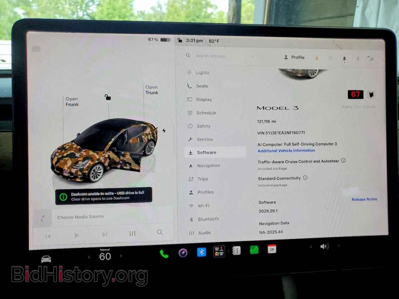 2022 TESLA MODEL 3 - VIN: 5YJ3E1EA2NF190771 - Фото 9