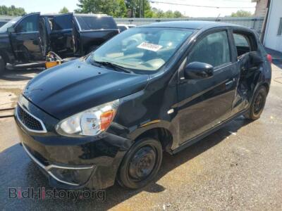 2018 Mitsubishi MIRAGE ES, черный — VIN ML32A3HJ7JH002158, Copart