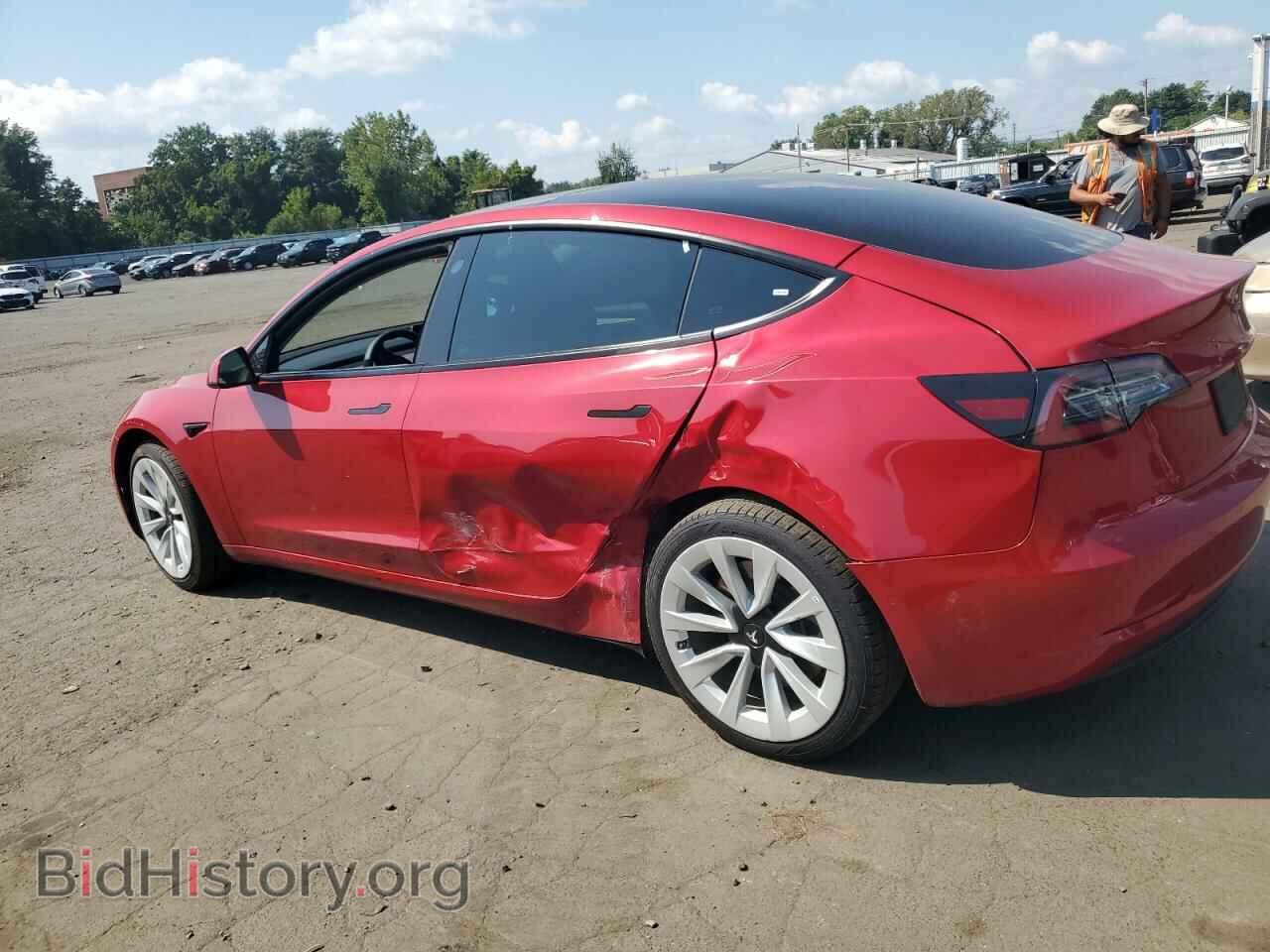 2022 TESLA MODEL 3 - VIN: 5YJ3E1EA0NF187268 - Фото 2